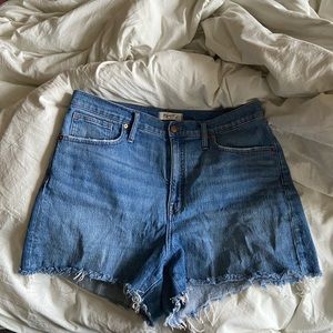 NWOT Madewell High Rise Denim Shorts